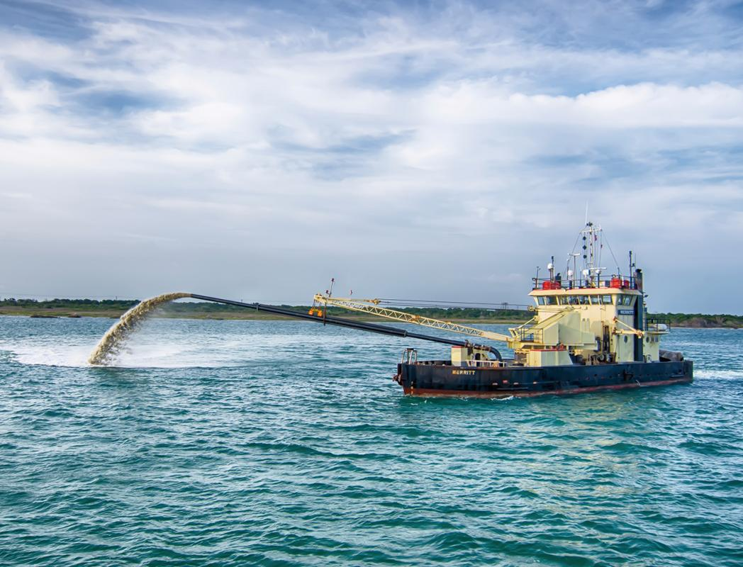 青島高新區(qū)海玉鹽場(chǎng)吹填